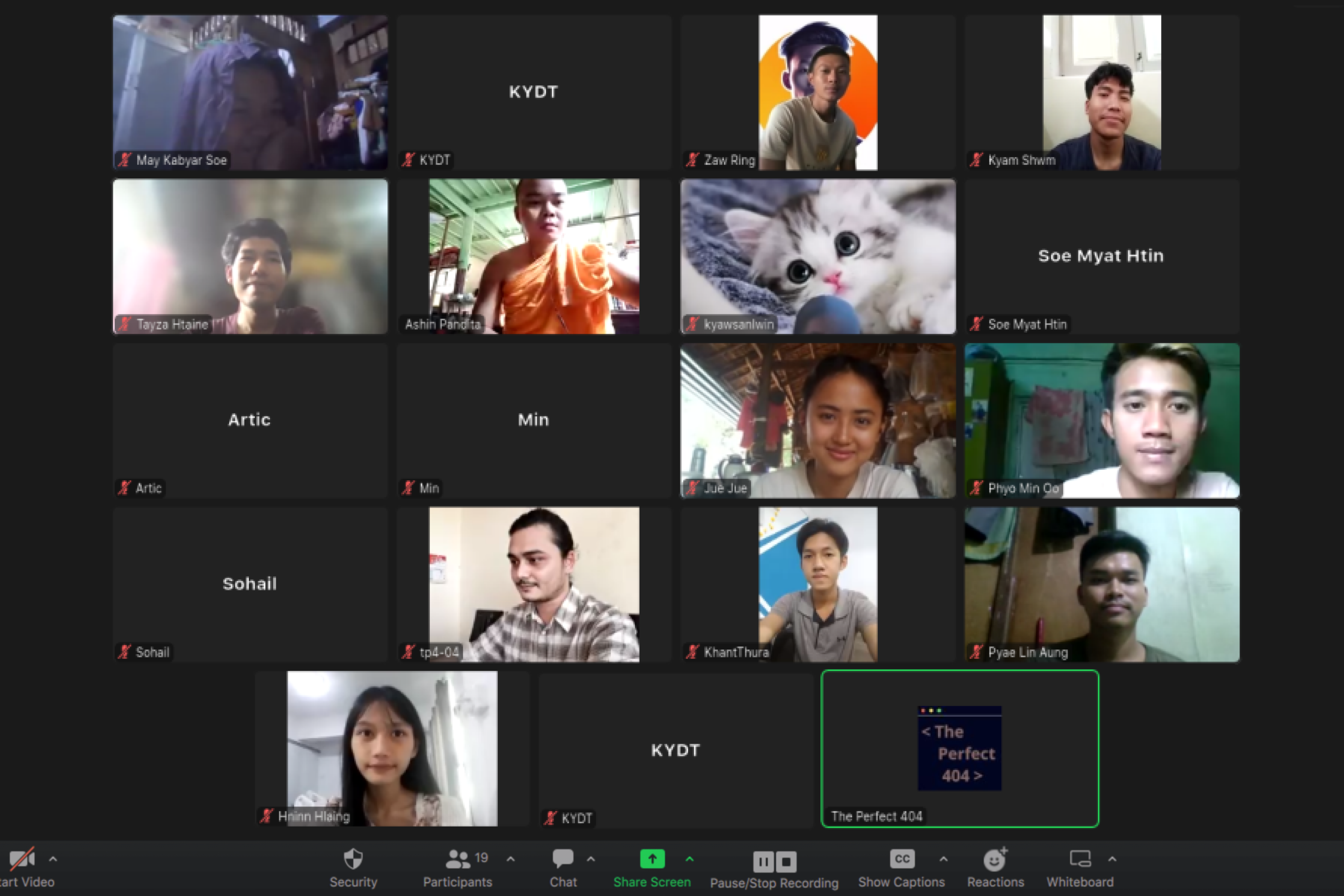 A Screenshot Of Fundamentals Live Session